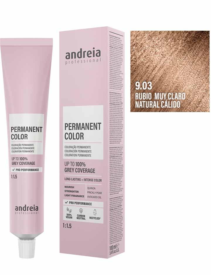Andreia Coloración Permanente 100ml - 9.03