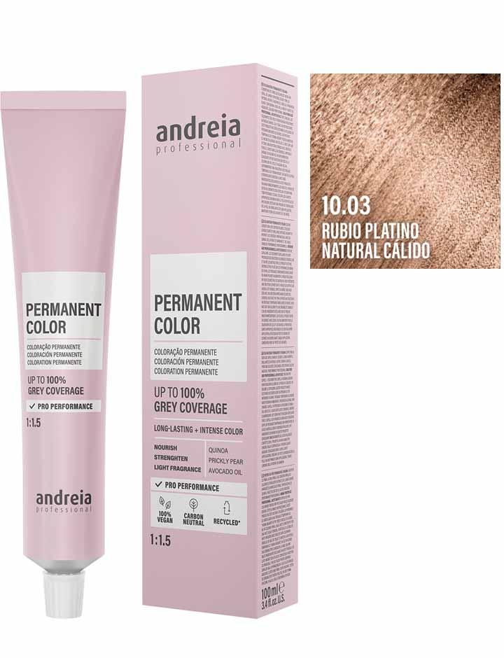 Andreia Coloración Permanente 100ml - 10.03