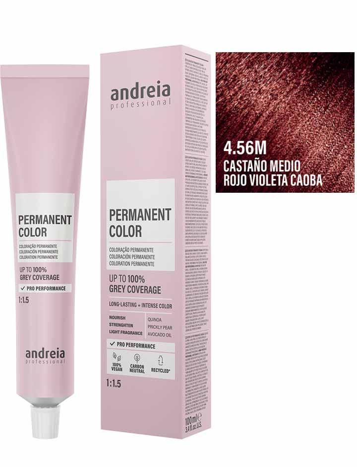 Andreia Coloración Permanente 100ml - 4.56
