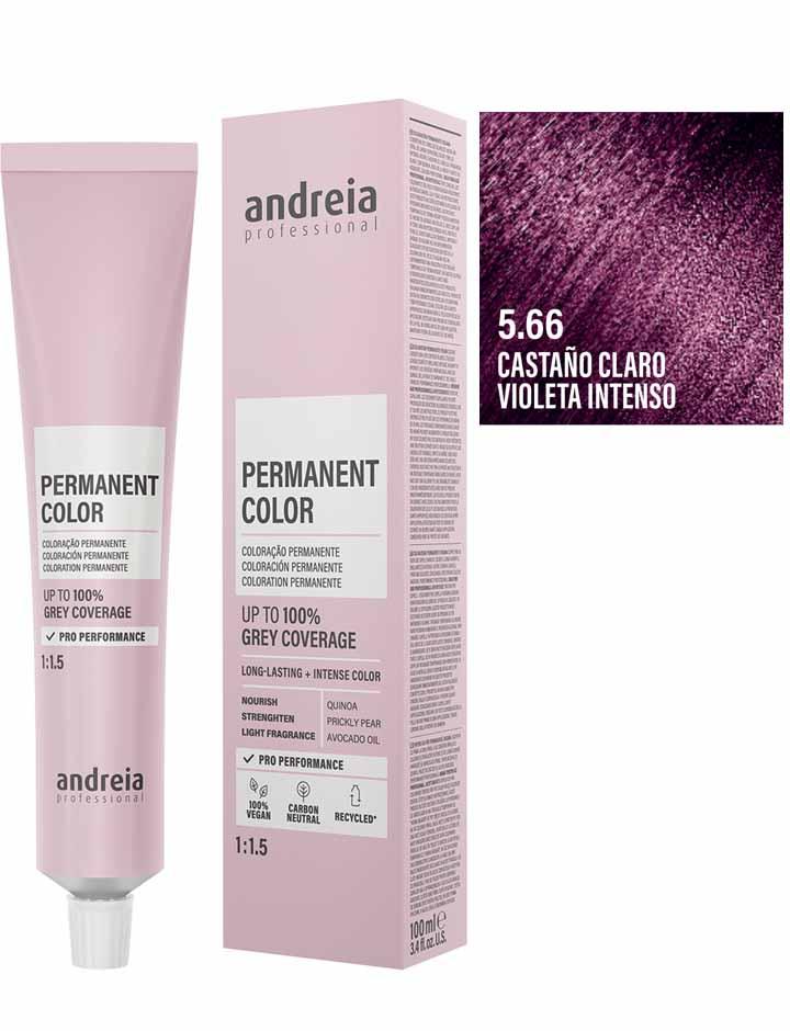 Andreia Coloración Permanente 100ml - 5.66