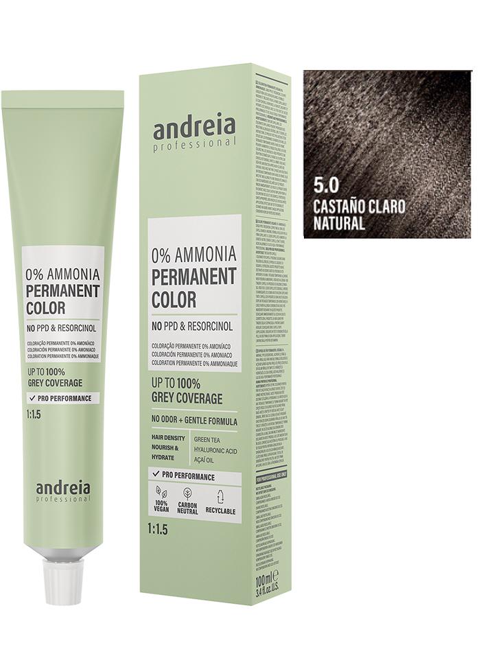 Andreia Coloración Permanente Sin Amoniaco 100ml - 5.0