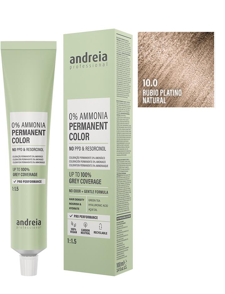 Andreia Coloración Permanente Sin Amoniaco 100ml - 10.0