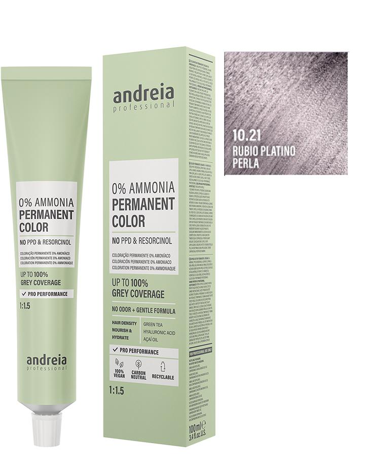 Andreia Coloración Permanente Sin Amoniaco 100ml - 10.21