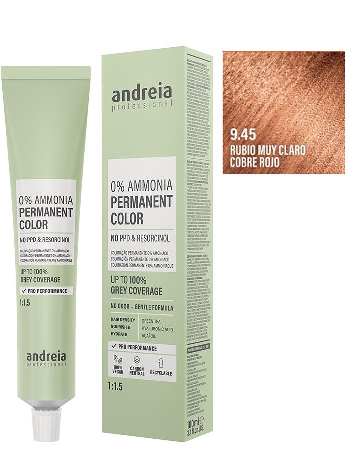 Andreia Coloración Permanente Sin Amoniaco 100ml - 9.45