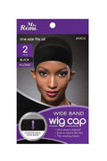Annie Gorro de peluca negro de banda ancha extralarga #4404