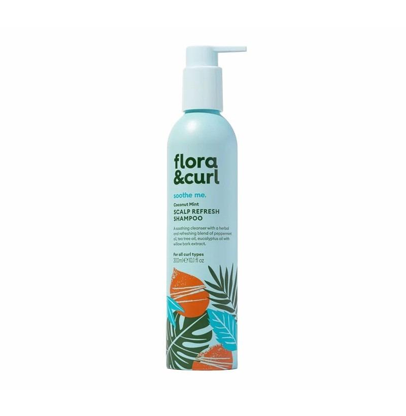 Flora & Curl Coconut Mint Scalp Refresh Shampoo 300ml