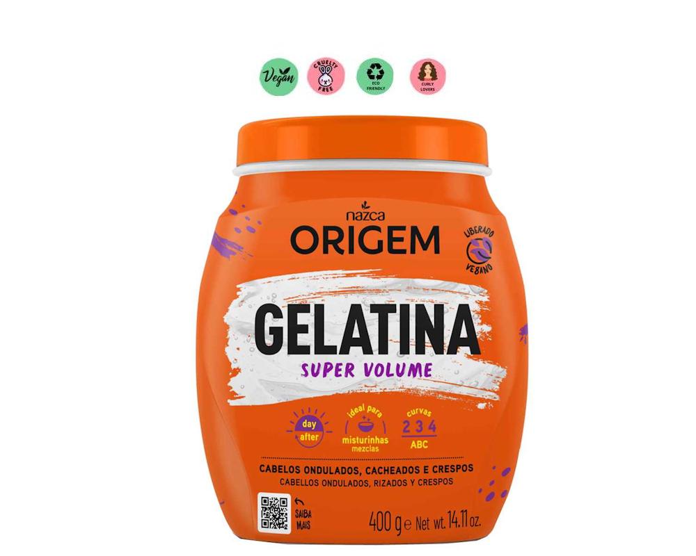 Origem Nazca Gelatina Super Volumen 400gr