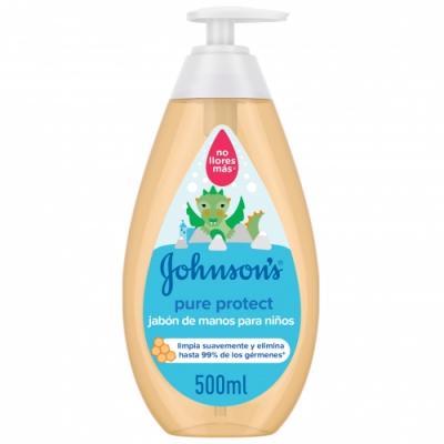 Johnsons Baby Pure Protect Jabón de Manos para Niños - Higiene 300ml