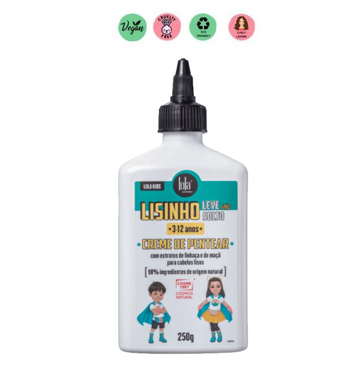 Lola Cosmetics Kids Lisinho Leve and Solto Creme de Pentear 250ml