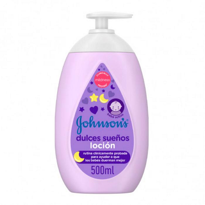 Johnsons Baby Dulces Sueños, Loción Suave Para Ayudar A Que Los Bebés Duerman Mejor, 500 Ml