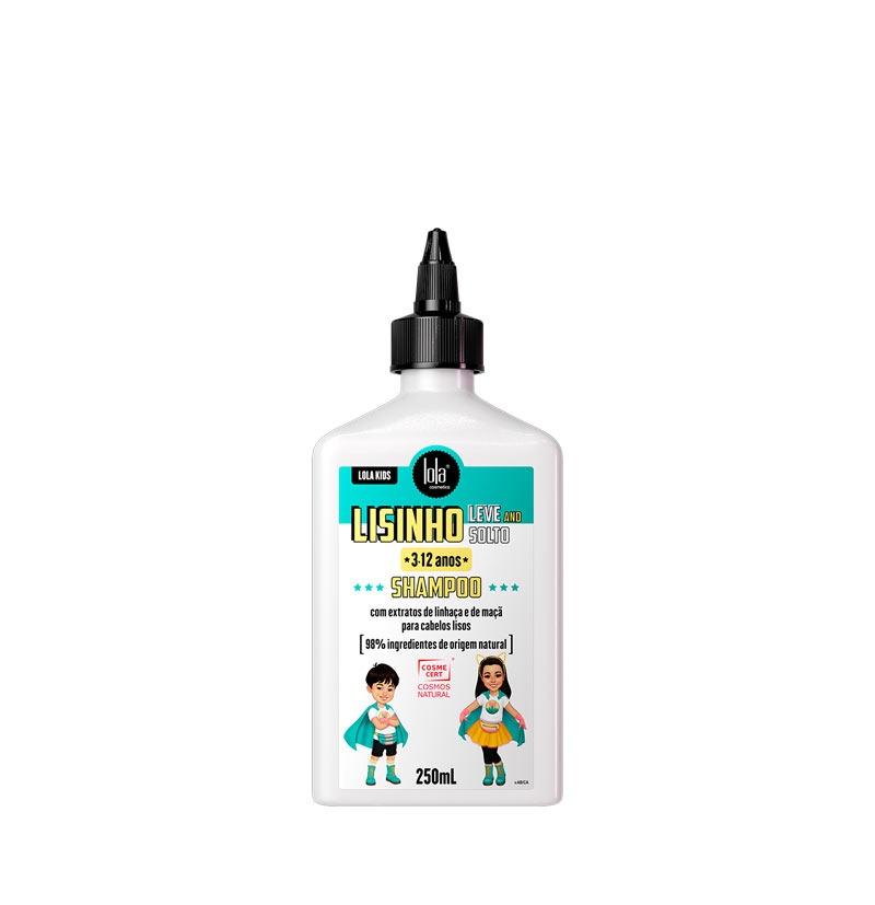 LOLA KIDS Champú hidratante niños cabello liso LISINHO, LEVE E SOLTO