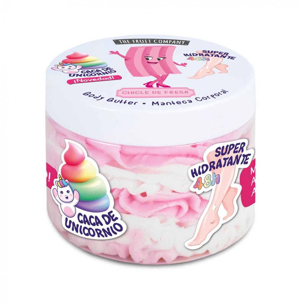 The Fruit Company Manteca Corporal Chicle de Fresa 250gr