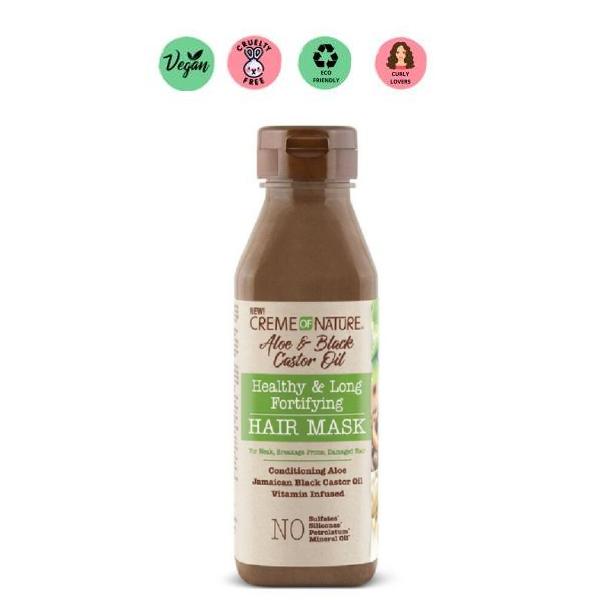 Creme of Nature Aloe & Black Castor Oil Healthy & Long Fortifying Hair Mask 12oz