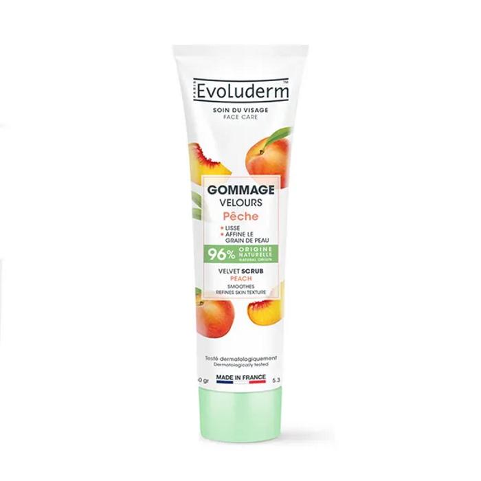 EVOLUDERM Gommage Éclat Melocotón | 150GR Exfoliante facial iluminador