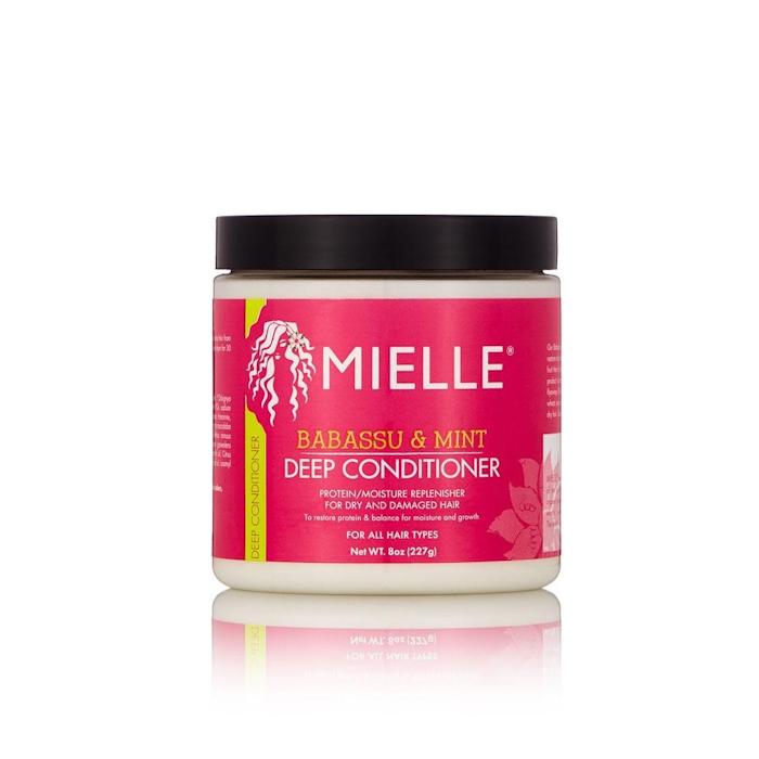 Mielle   Organics Babassu Oil & Mint Deep Cond 8oz