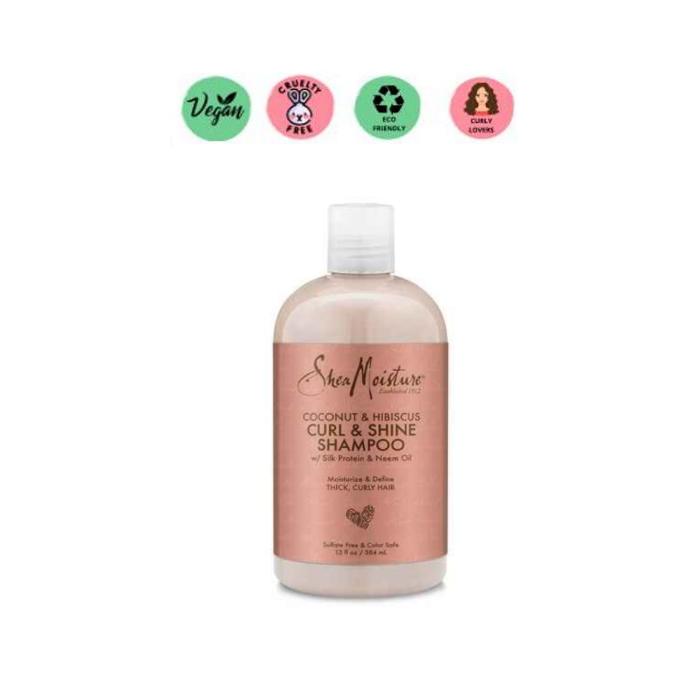 Shea Moisture Coconut and Hibiscus Curl and Shine Shampoo 384ml