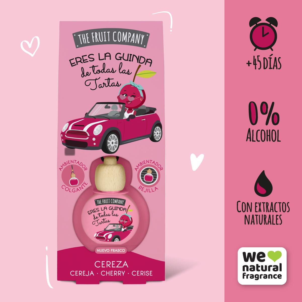 The Fruit Company Ambientador de Coche Cereza 5ml