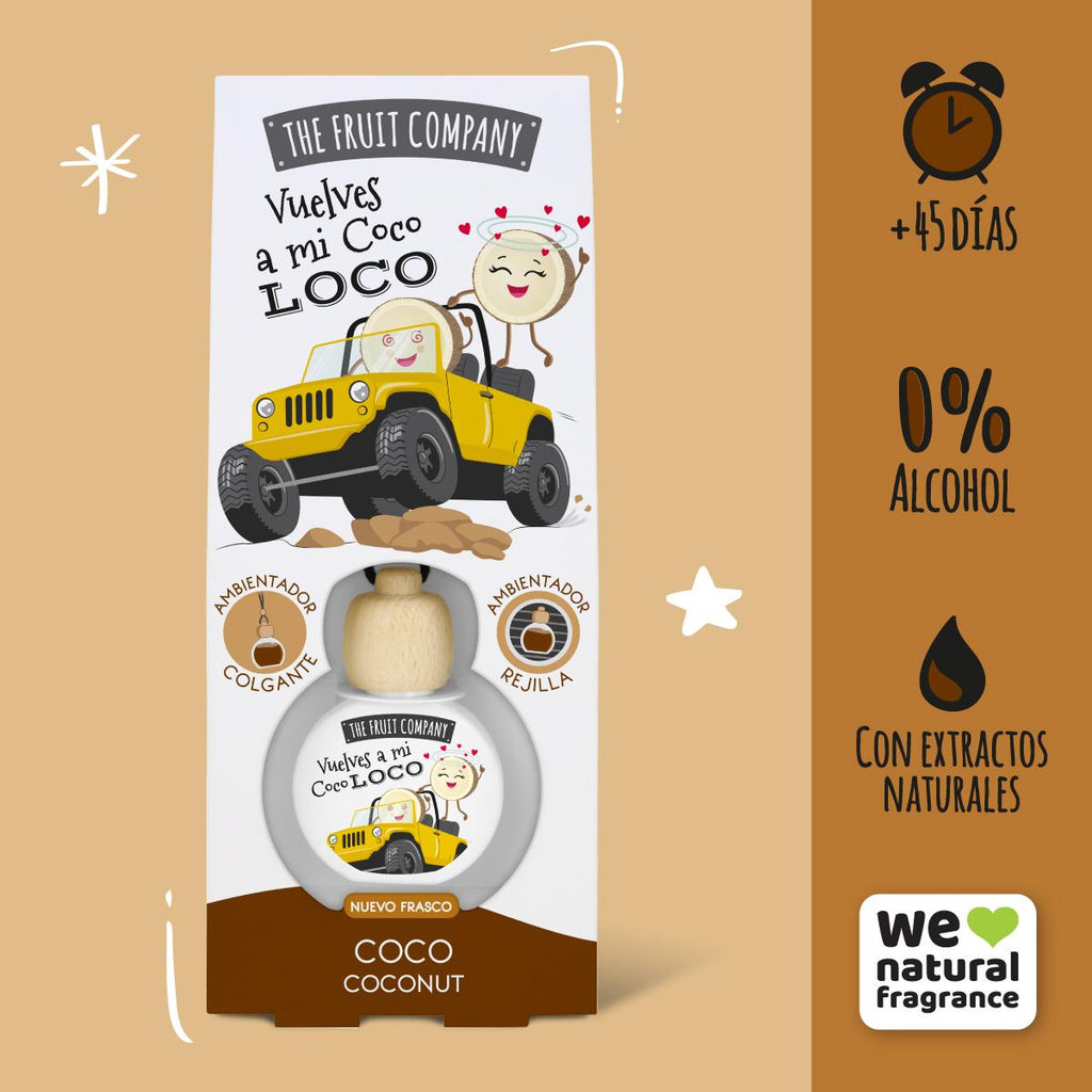 The Fruit Company Ambientador de Coche Coco 5ml