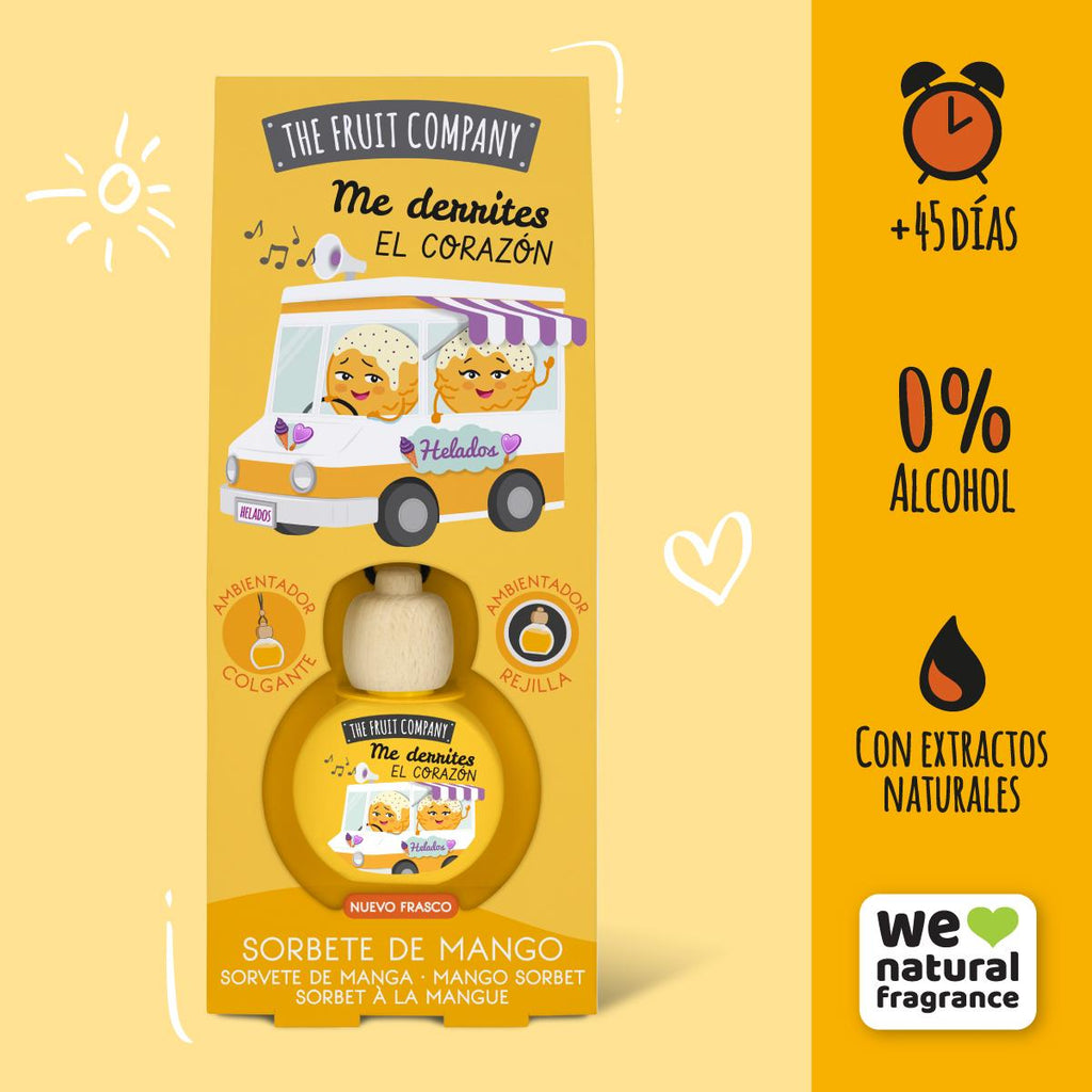 The Fruit Company Ambientador de Coche Mango 5ml