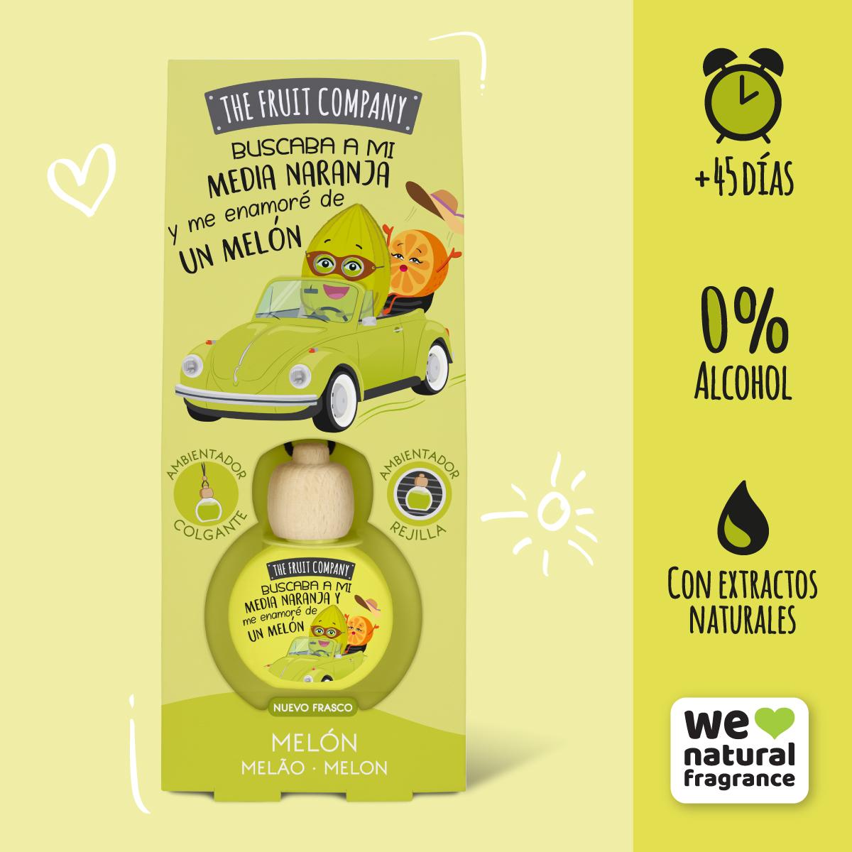 The Fruit Company Ambientador de Coche Melon 5ml