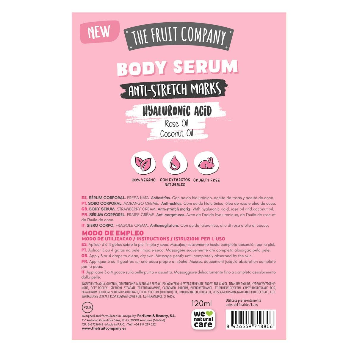 The Fruit Company Body Serum  Anti estrias 120ml