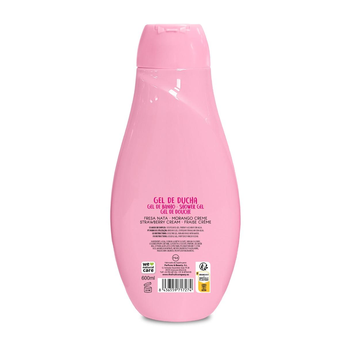 The Fruit Company Gel de Baño Fresa Nata 600ml